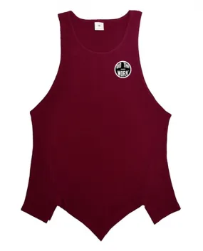 Abbigliamento da palestra da uomo Gilet sportivo personalizzato in cotone estivo Fitness con orlo irregolare Top senza maniche d