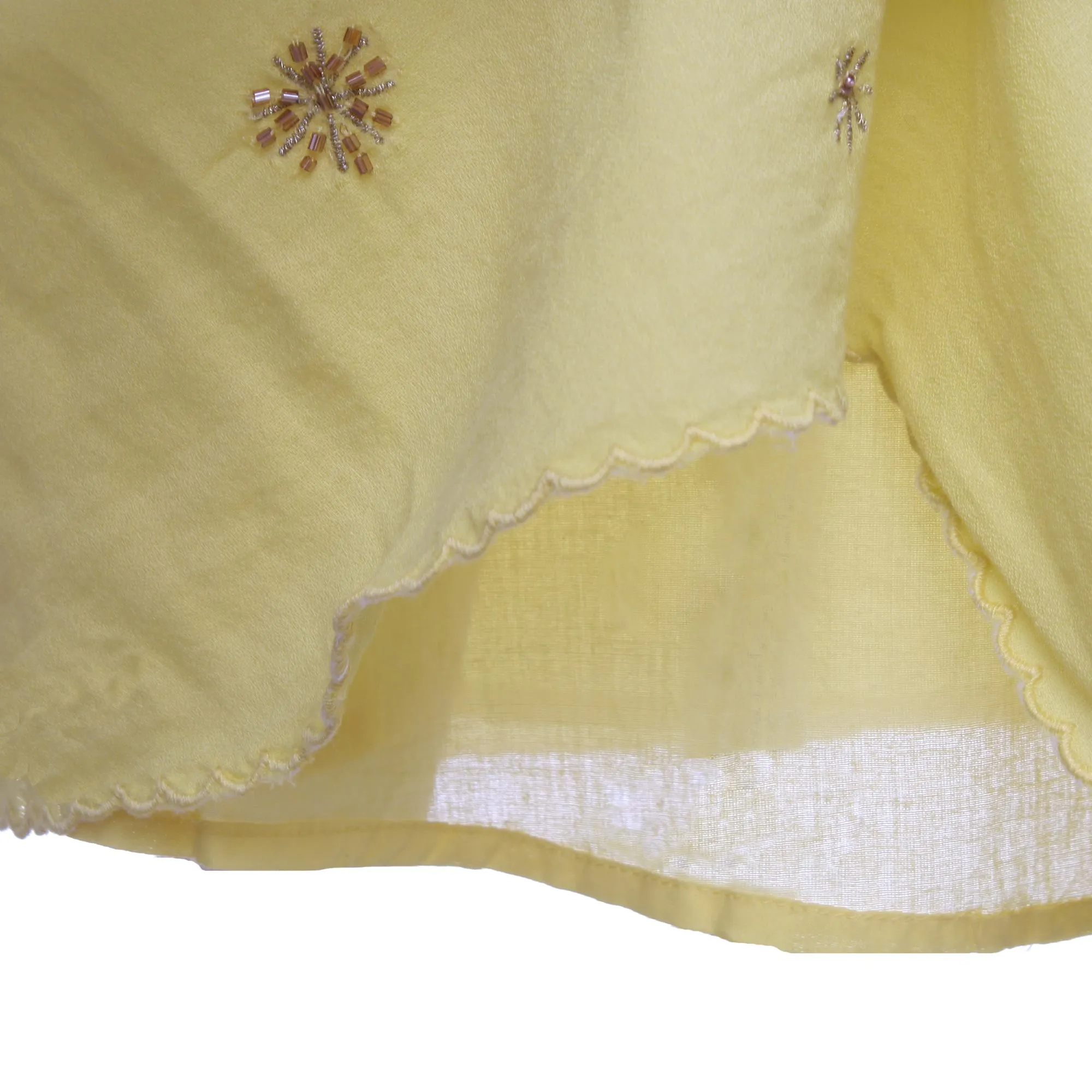 Abito Luce Giallo Lemon Con Sottoveste Bambina