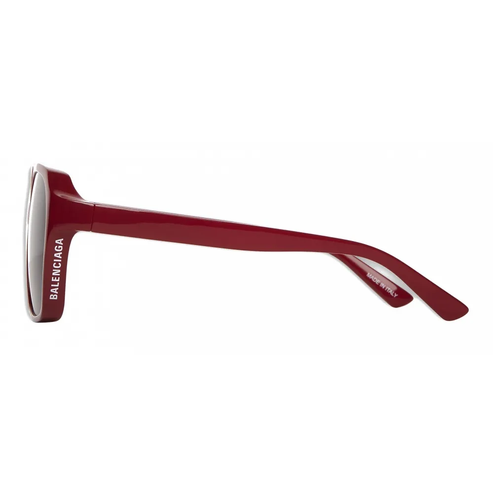 Balenciaga - Occhiali da Sole Side Square - Rosso - Occhiali da Sole - Balenciaga Eyewear