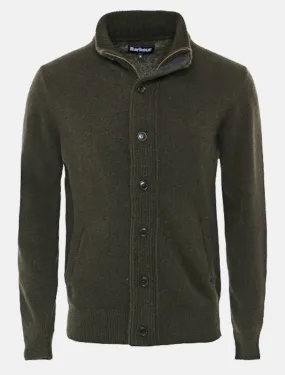 Barbour Zip Through Cardigan Olive