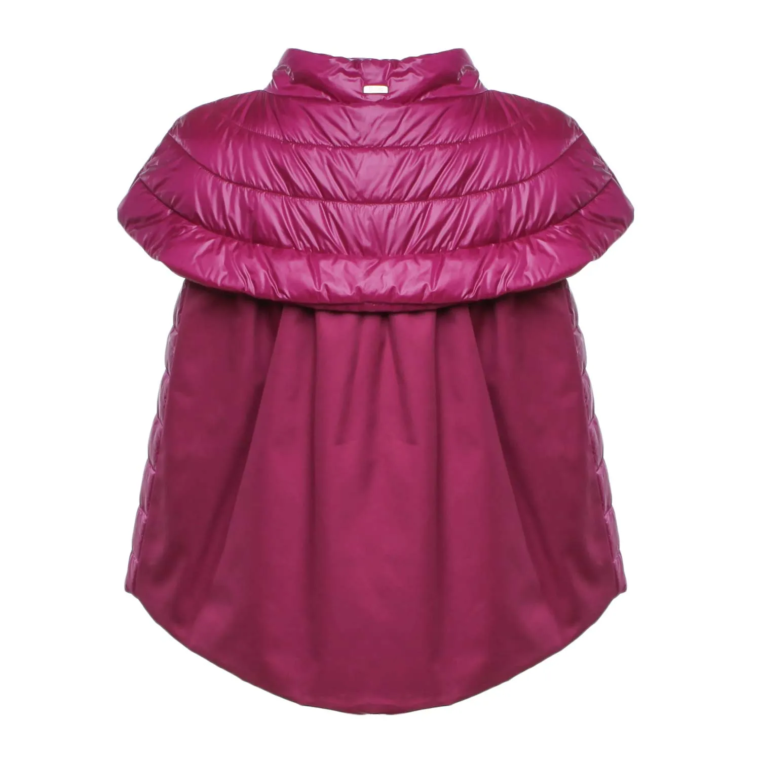 Cappa Fucsia In Nylon E Taffeta Bambina E Teen