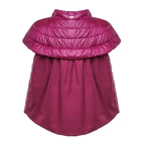 Cappa Fucsia In Nylon E Taffeta Bambina E Teen