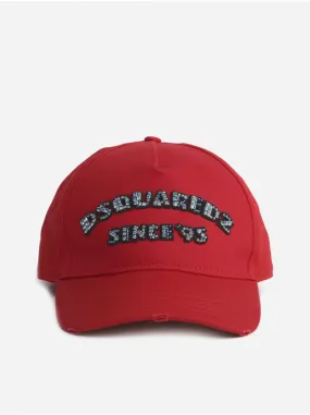 Cappello da baseball in cotone con logo