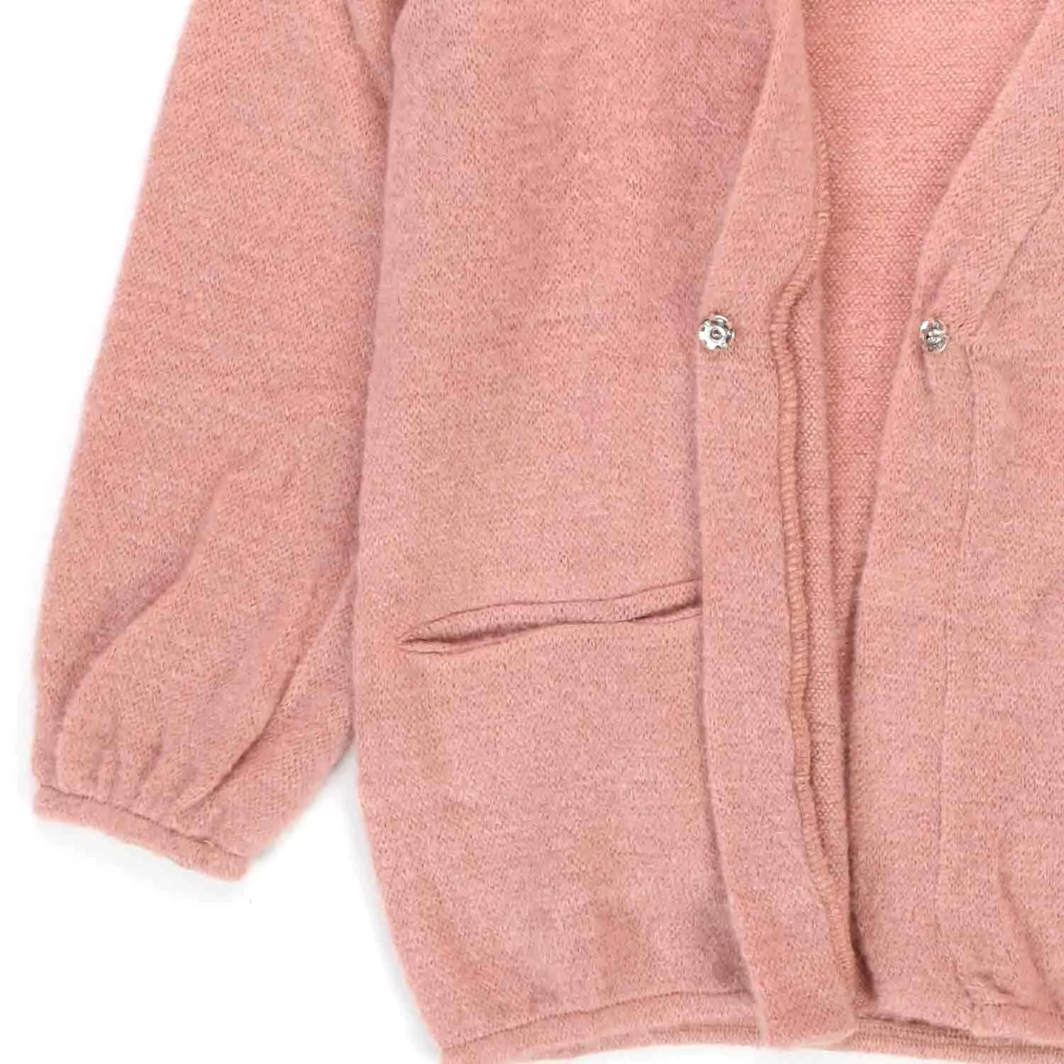 Cardigan Bruna Rosa Bambina E Teenager