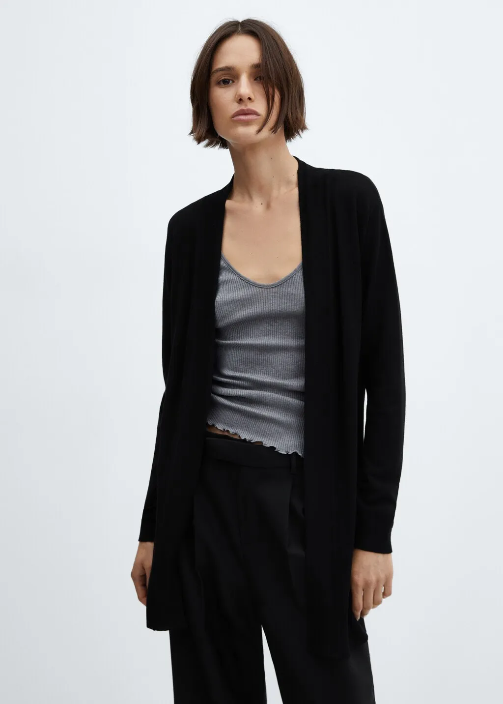 Cardigan maglia sottile