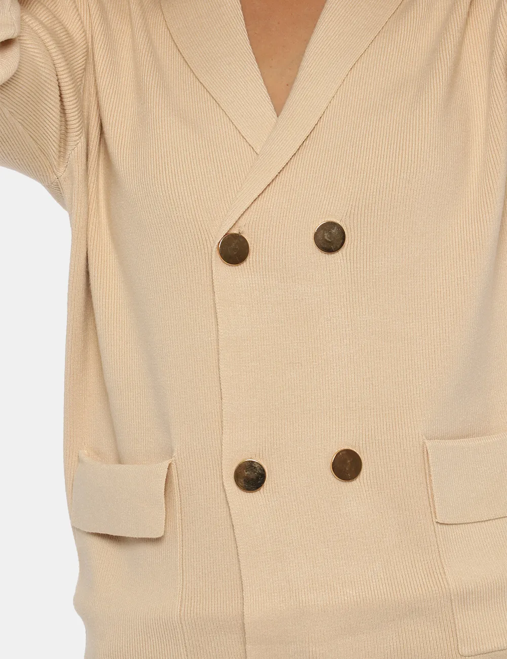 Cardigan Sandro Ferrone beige