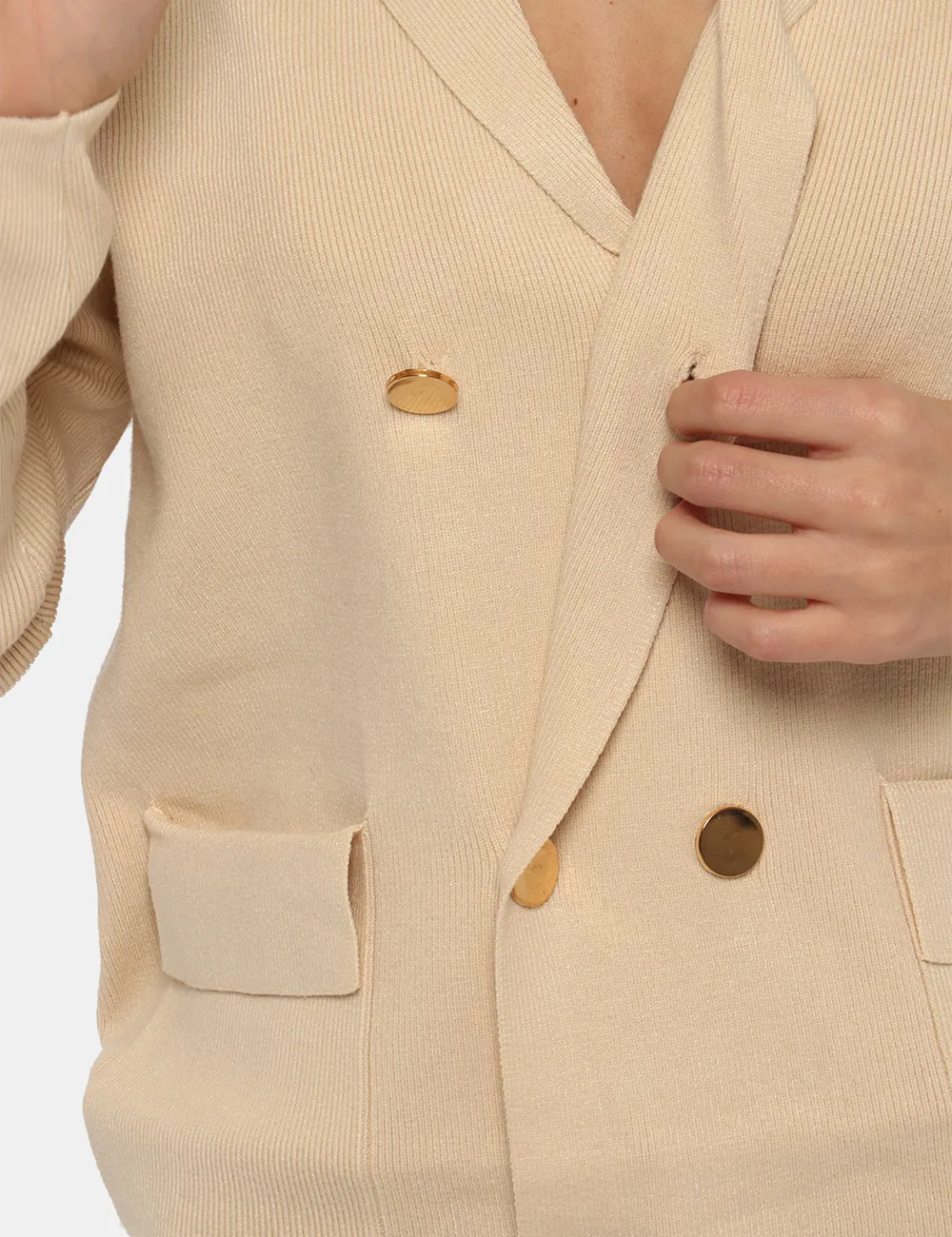 Cardigan Sandro Ferrone beige