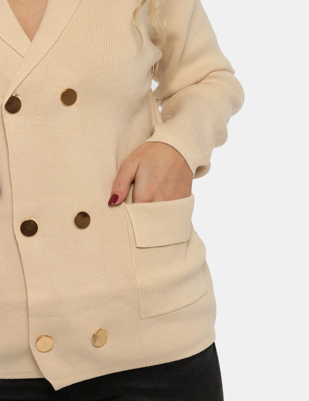 Cardigan Sandro Ferrone beige