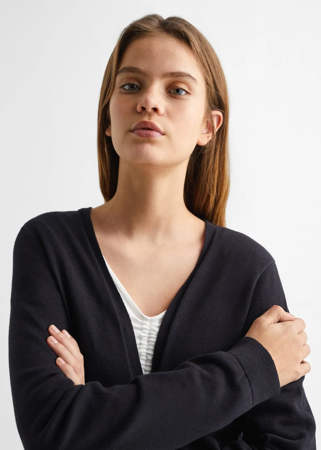 Cardigan tessuto morbido cotone
