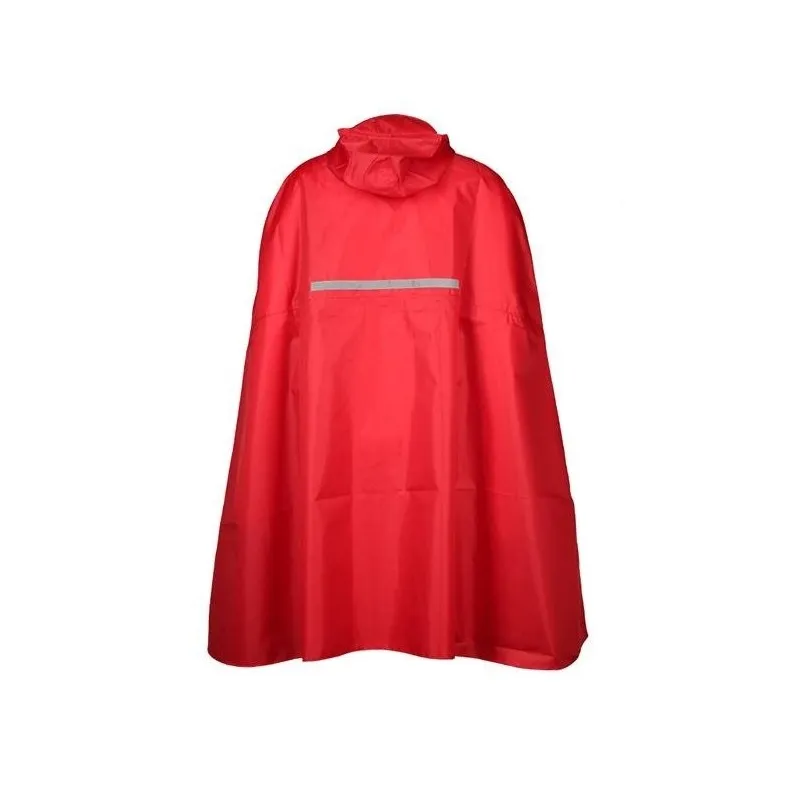 Cmp Junior Cape Rain Fix Hood Cappa Impermeabile Rossa Junior