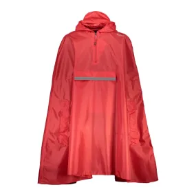 Cmp Junior Cape Rain Fix Hood Cappa Impermeabile Rossa Junior