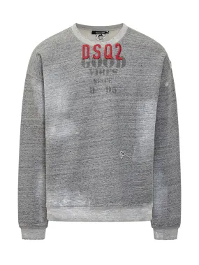 DSQUARED2 Felpa con Logo  