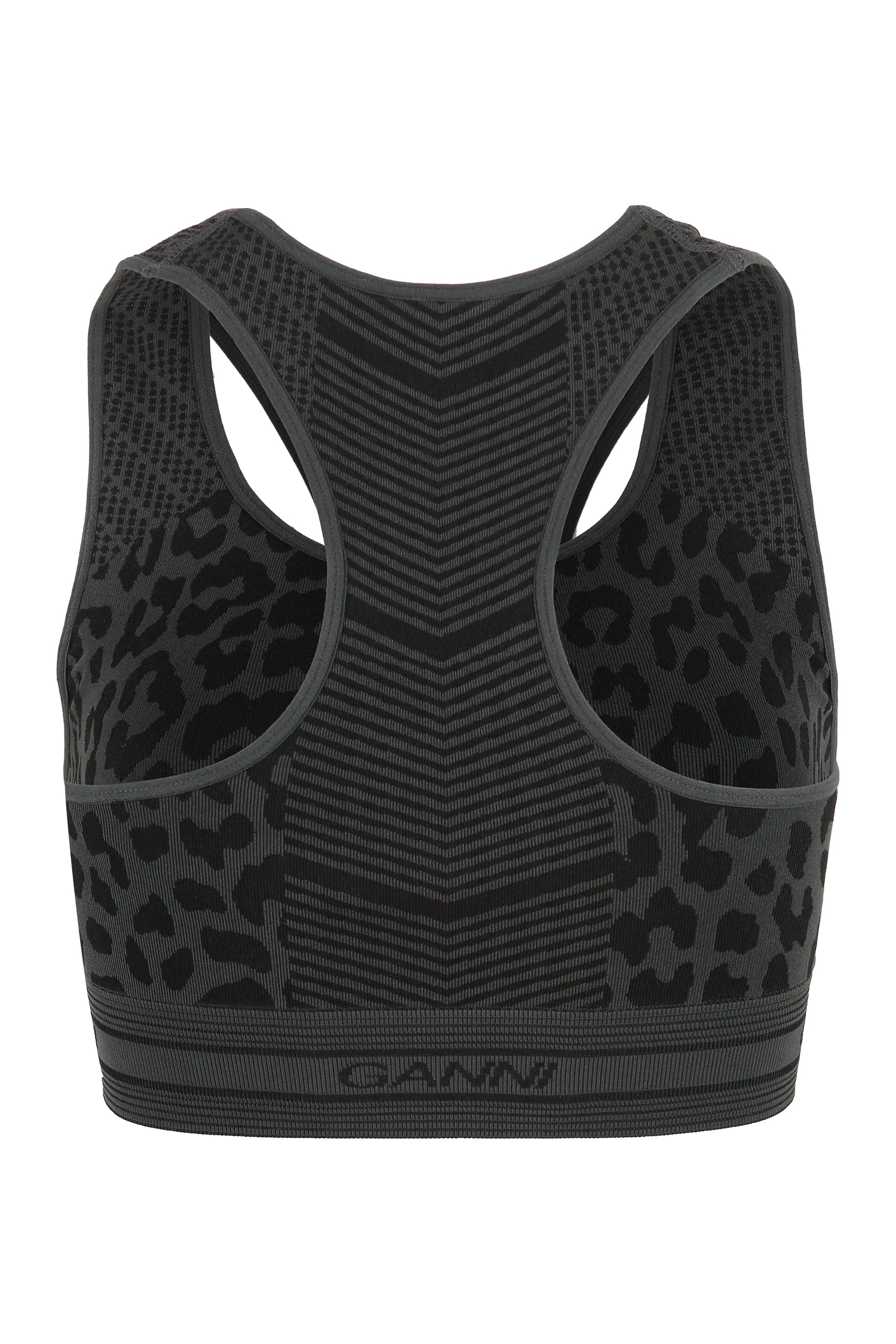 GANNI Tank-top sportivo con logo