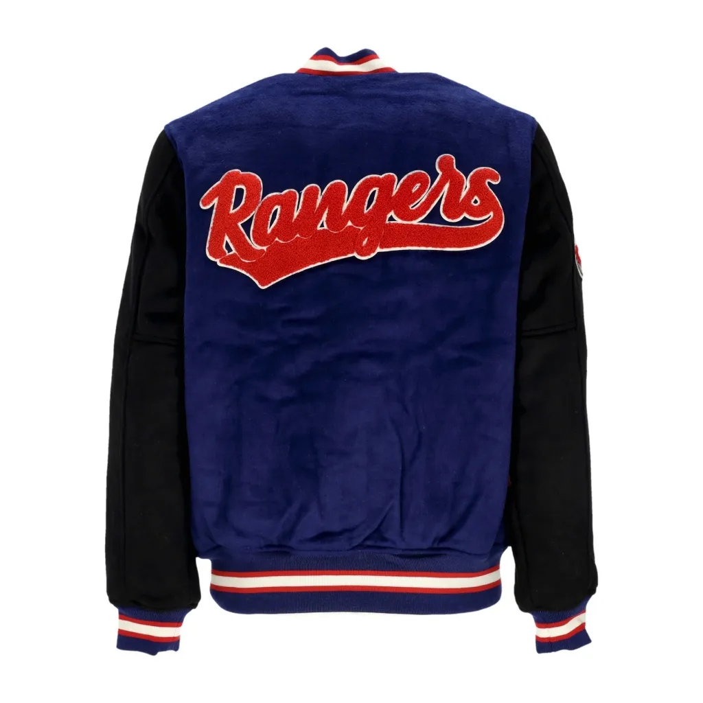 giubbotto college uomo nhl team legacy varsity jacket neyran ROYAL/BLACK