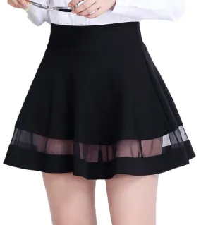 Gonne estive da donna Gonna Tutu Saia Faldas Black Jupe Femme Girl School Skater Mesh Pleated Saias Minigonna Gonne