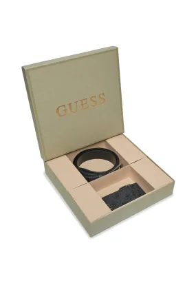 GUESS Cofanetto Cintura Portafoglio Uomo Black GFBOXMP3305