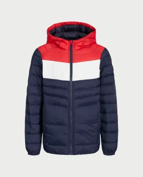 JACK&JONES      Giubbotto blu Jack&Jones con cappuccio per bambini