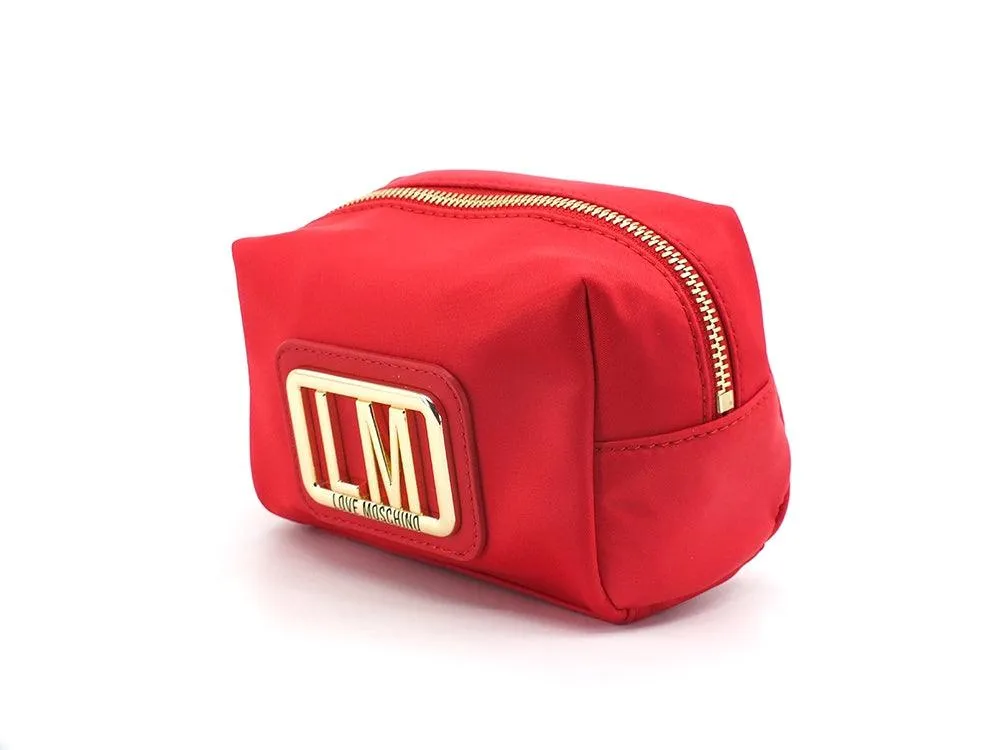 LOVE MOSCHINO Borsa Beauty Trousse Small Rosso JC5323PP0DKM0500