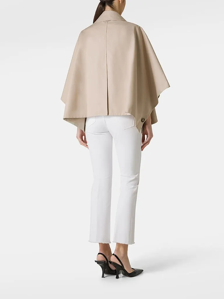 max mara Cappa Fred in gabardina di cotone