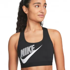 Nike Reggiseno Sportivo Eco Logo Nero Donna