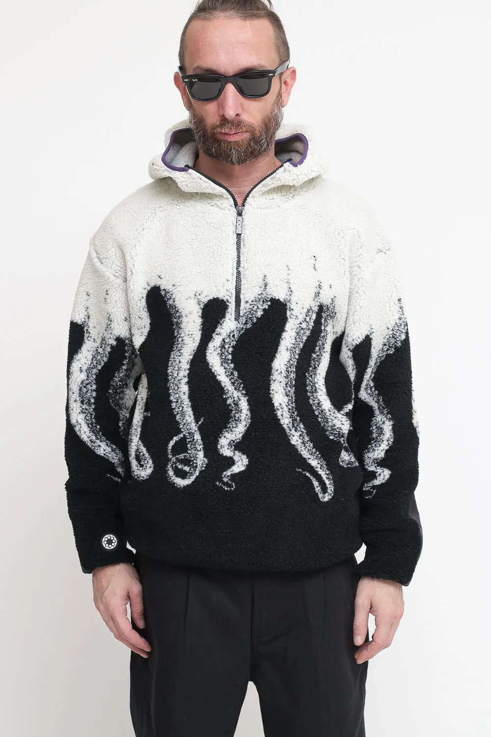 Octopus Original Sherpa Pullover - White