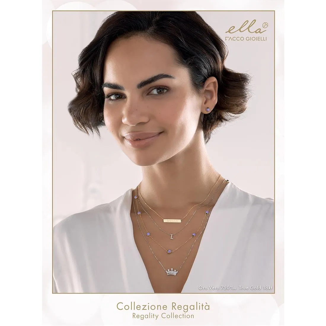 Orecchini in oro giallo 18 kt con coccinelle