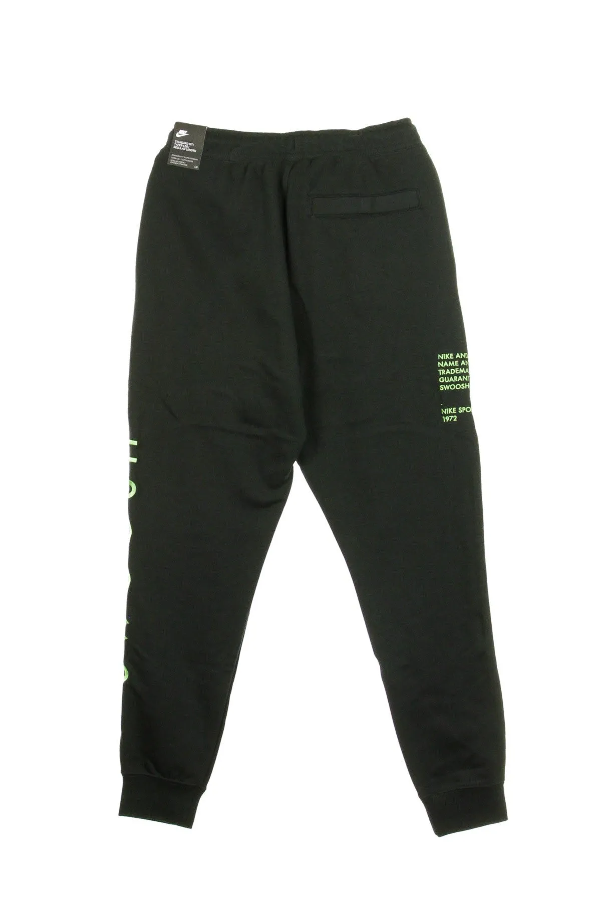 Pantalone Tuta Felpato Uomo Sportswear Swoosh White/lt Current Blue/volt