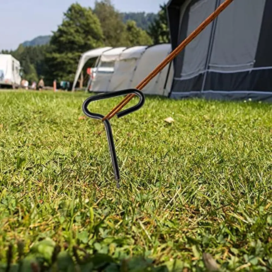 Picchetti per tenda, 4 pezzi Chiodo per ghiaccio Chiodo filettato Piolo per chiodo Fissatore per tenda Accessorio Chiodo per ten