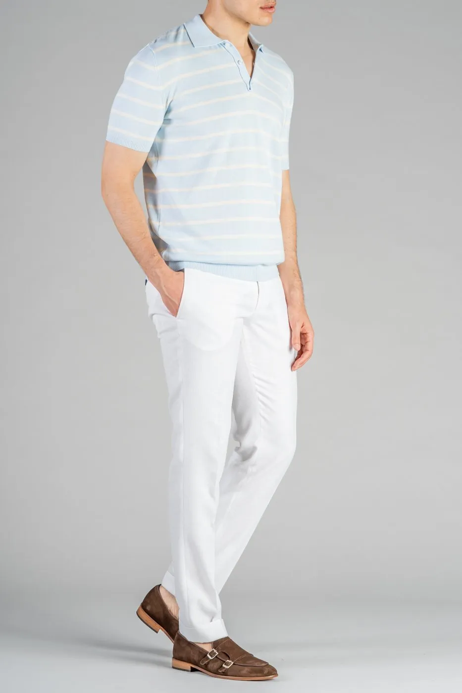 Polo mezza manica collo francese - Seal