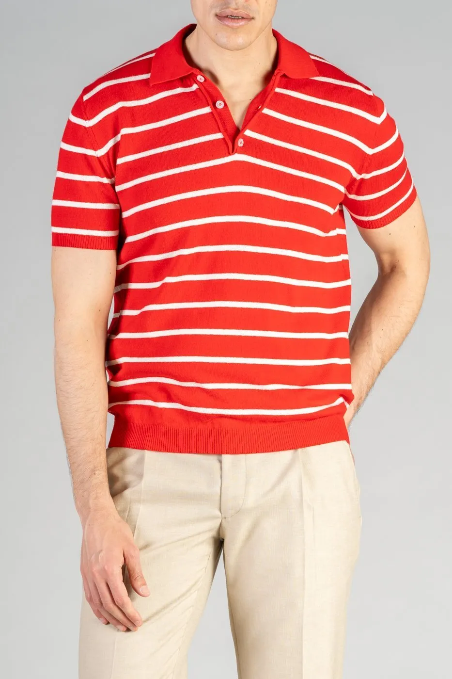 Polo mezza manica collo francese - Seal