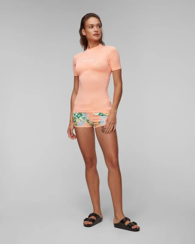 Pomarańczowa koszulka do pływania damska Rip Curl Classic Surf Ss Upf Rashguard 15hwrv-2116