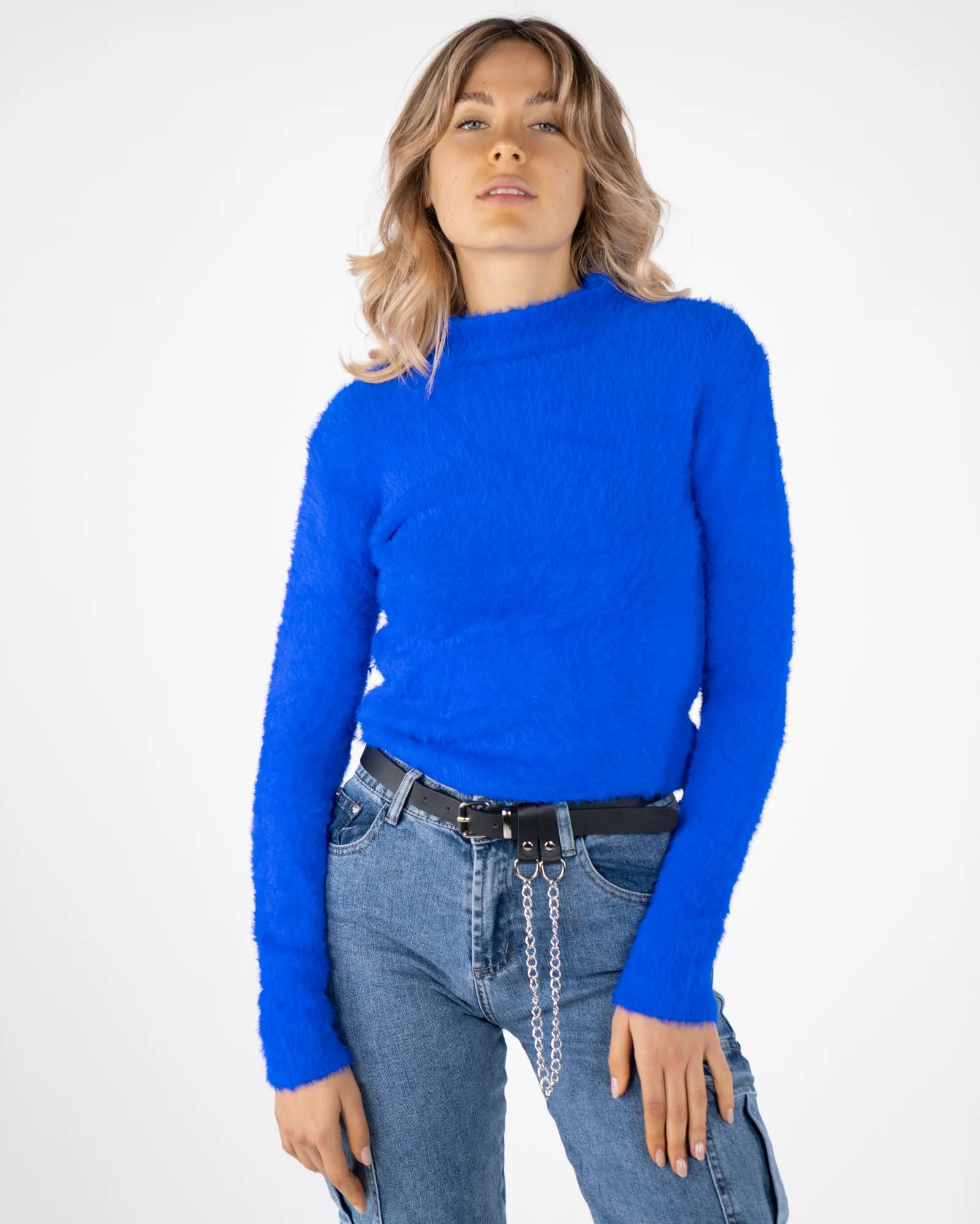 Pullover - Blu elettrico