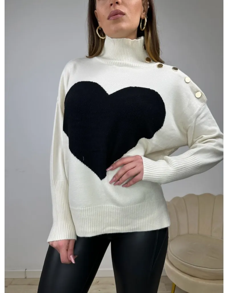 PULLOVER CLELIA BIANCO