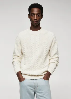 Pullover cotone intrecciato
