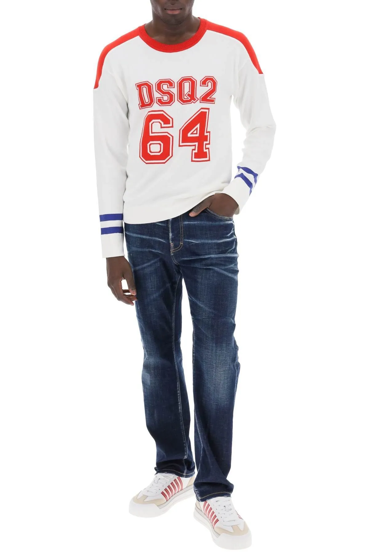 Pullover football DSQ2 64