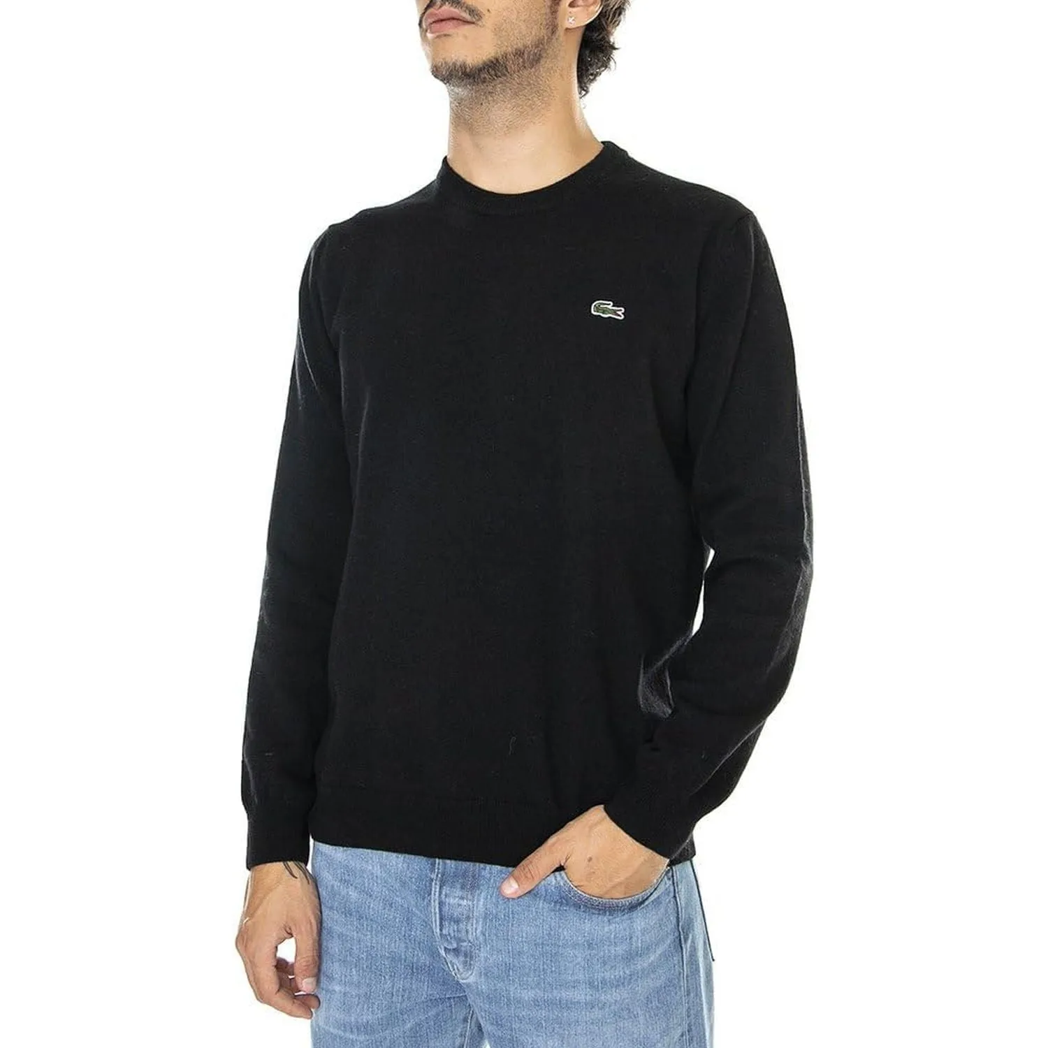 Pullover LACOSTE Uomo Nero