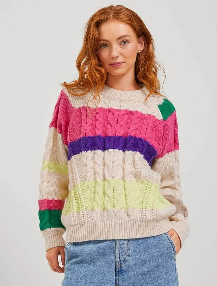 Pullover Manica Lunga Jjxx - White