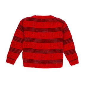 Pullover Rosso Bambina Teen