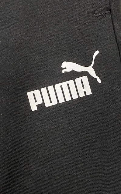 Puma Power junior full zip sweatshirt 849234-51 black-medium grey