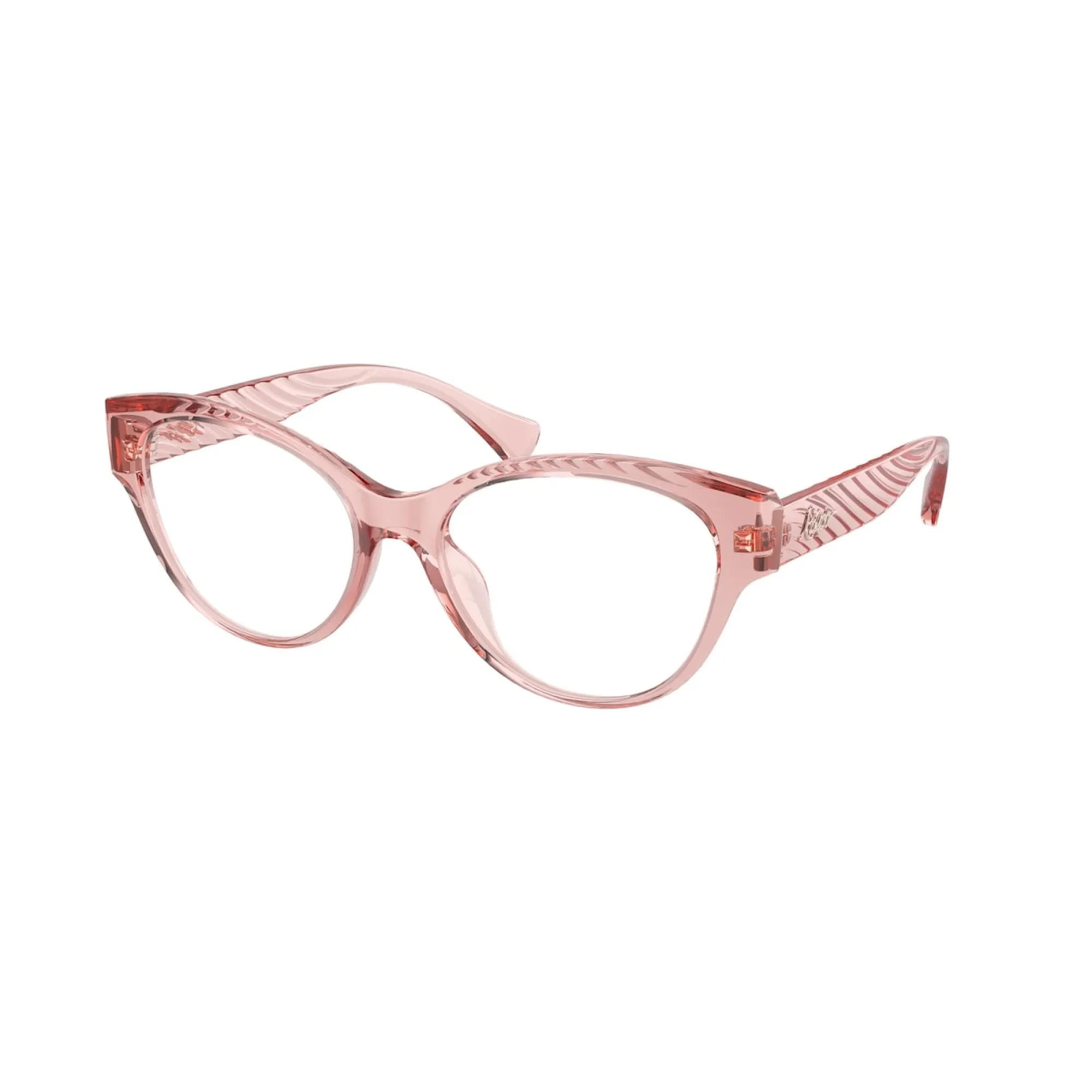  Ralph Lauren RA 7164U - 5801 Shiny Transparent Pink | Occhiale Da Vista Donna 