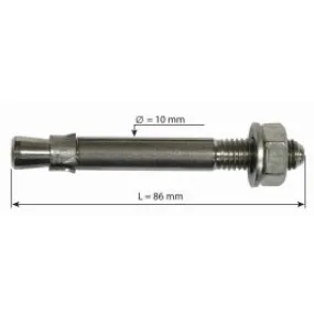 Raumer Hang Fix inox M10AL Ø10x86mm chiodo espansione