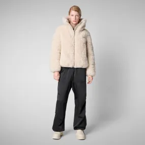 SAVE THE DUCK giubbotto donna in shearling sintetico D31990W KENNIE