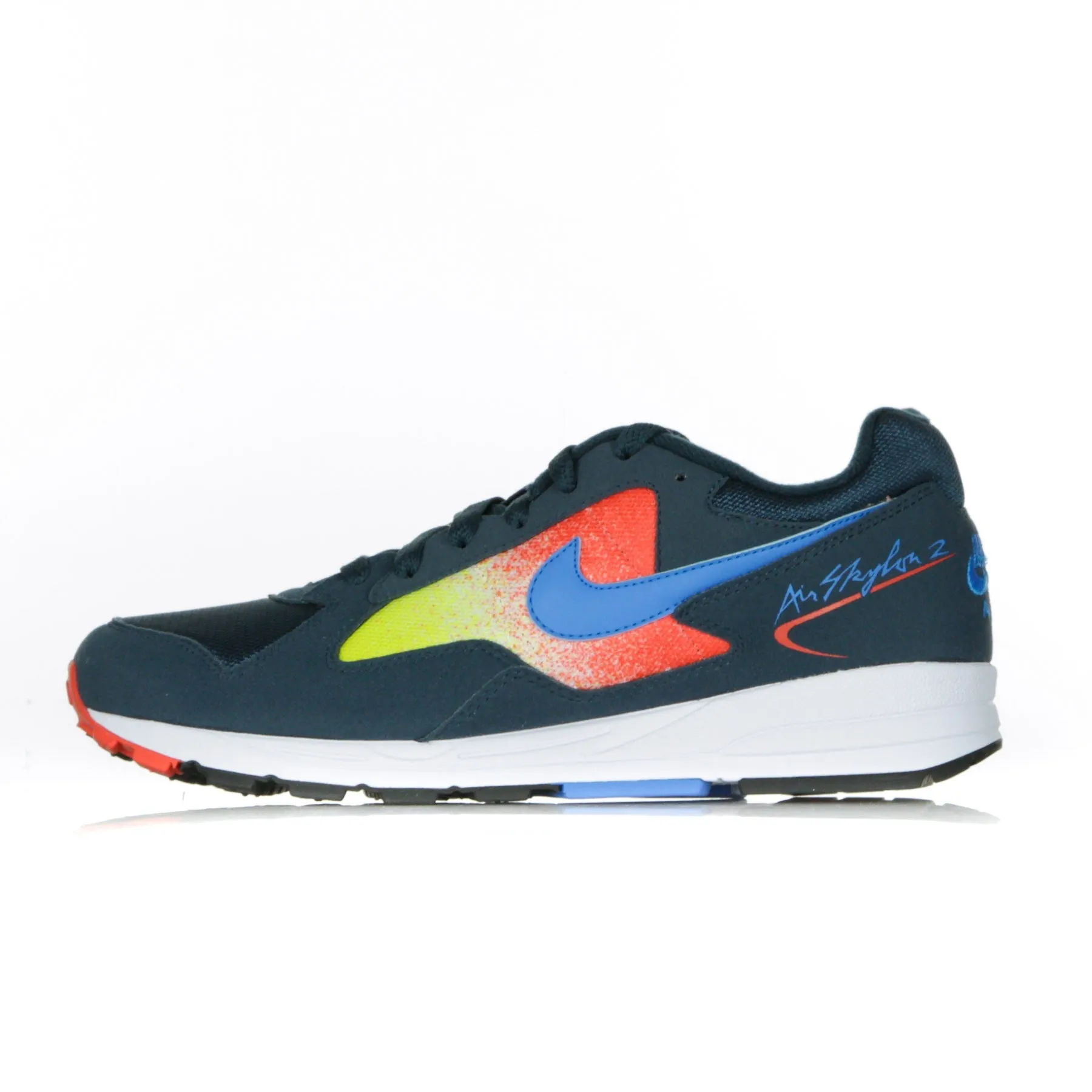Scarpa Bassa Uomo Air Skylon Ii Armory Navy/photo Blue/ Habanero Red