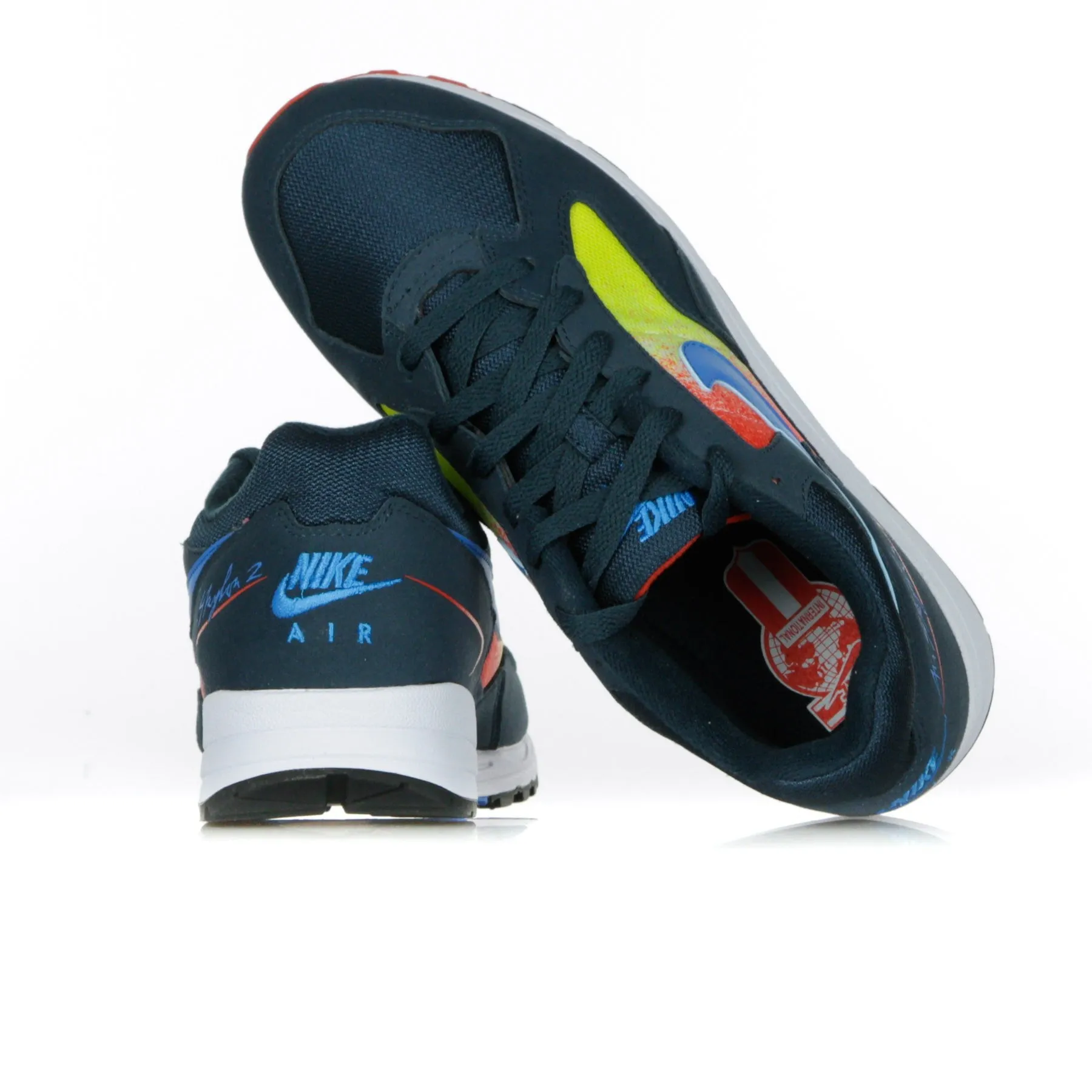 Scarpa Bassa Uomo Air Skylon Ii Armory Navy/photo Blue/ Habanero Red