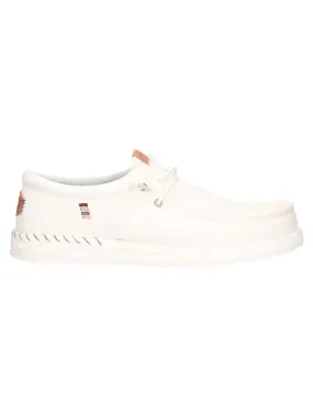 Scarpa slip on Hey Dude Wally Funk da uomo bianca