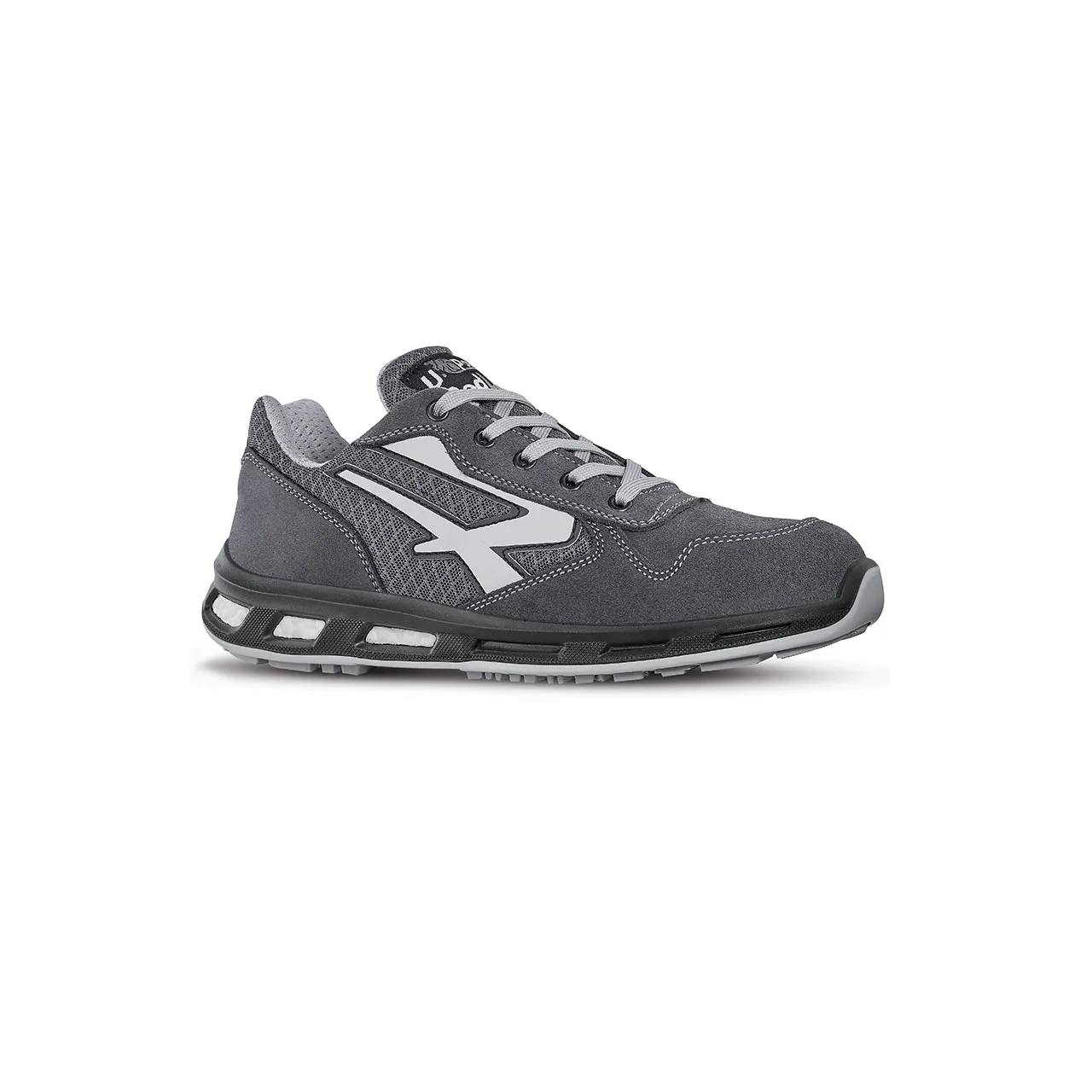 Scarpe sportive antinfortunistiche S1P UPower RL20056, , Unisex tg. 35, col. Grigio , con puntale di sicurezza