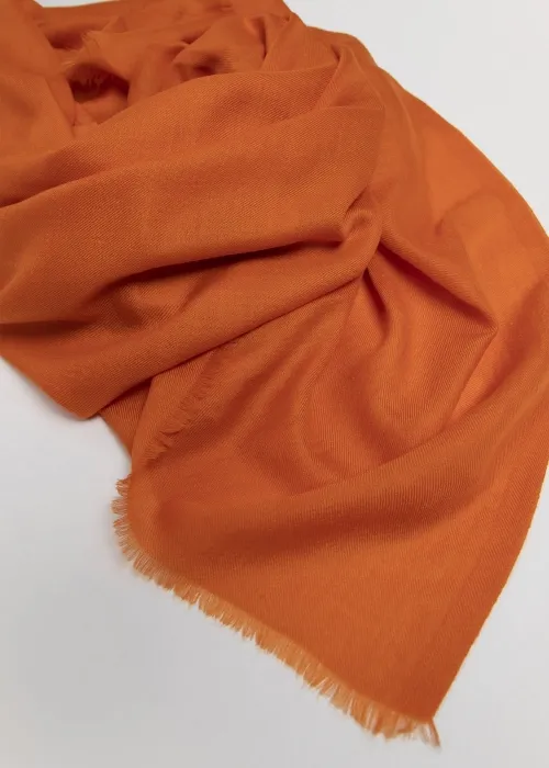 Stola in Cashmere Arancio