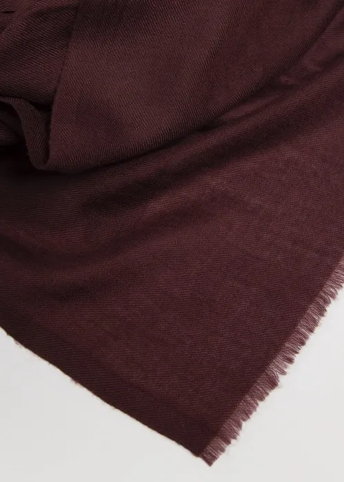 Stola in Cashmere Vino