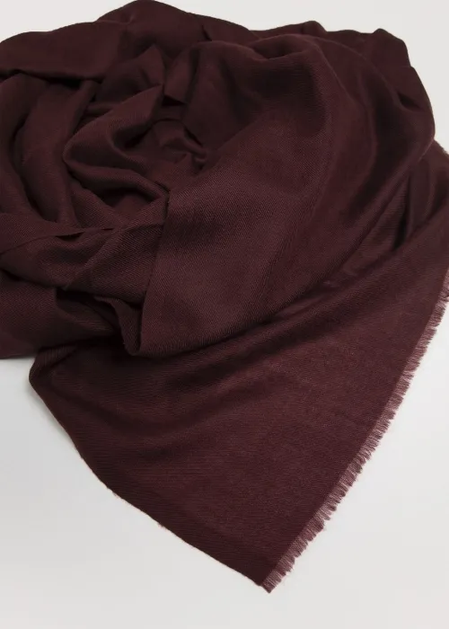 Stola in Cashmere Vino