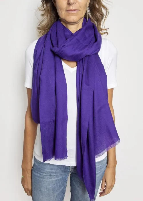 Stola in Cashmere Viola